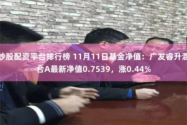 炒股配资平台排行榜 11月11日基金净值：广发睿升混合A最新净值0.7539，涨0.44%