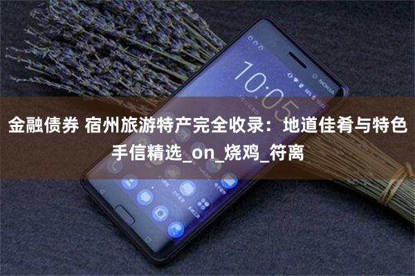 金融债券 宿州旅游特产完全收录：地道佳肴与特色手信精选_on_烧鸡_符离